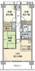 ヴェラハイツ北千住-Ⅱの物件間取画像